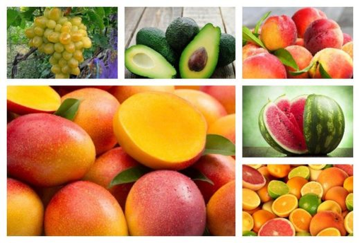 frutas para potência